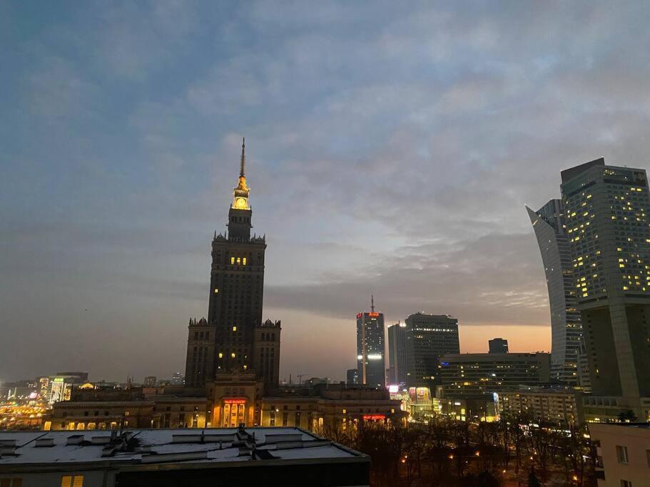 New Apartment With Magnificent View Warschau Exterior foto
